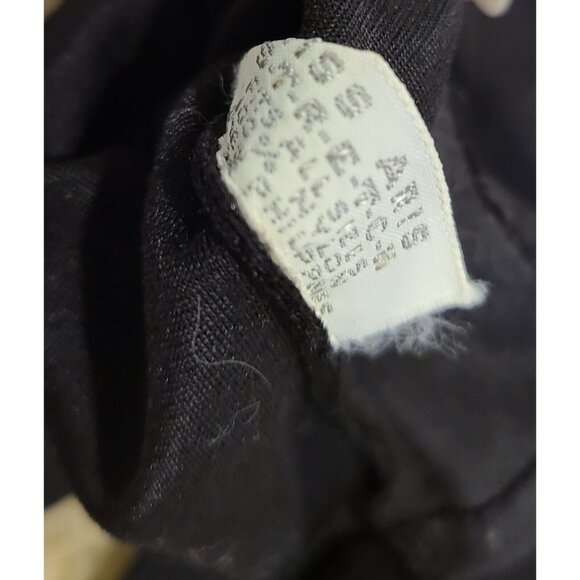 Vintage One Size Black White Patent Leather GoGo Girl 8" Gloves Safety Pin - Picture 10 of 16